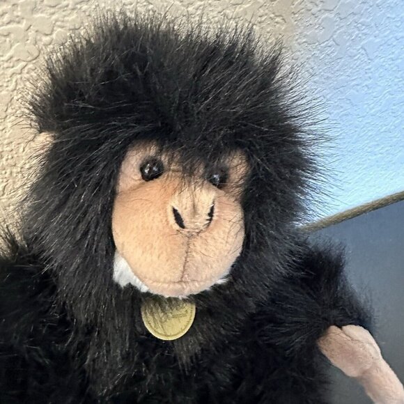 Aurora Miyoni Chimpanzee 9.5 Inch Plush Figure Black Ape Gorilla Monkey Stuffed - Picture 3 of 6